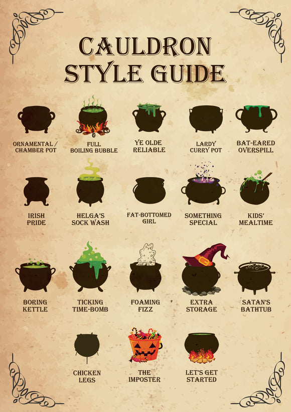 Cauldron Style Guide Poster