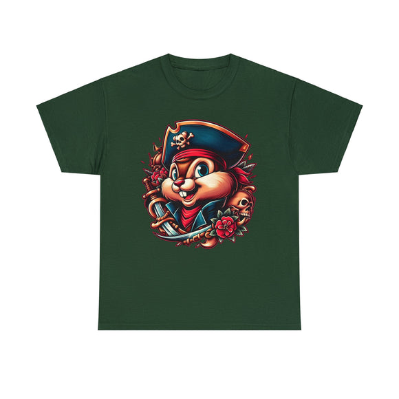 Chip the Chipmunk Pirate King - Pirates of the Carribean Tee