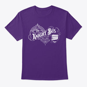 Harry Potter Knight Bus Tshirt in Purple